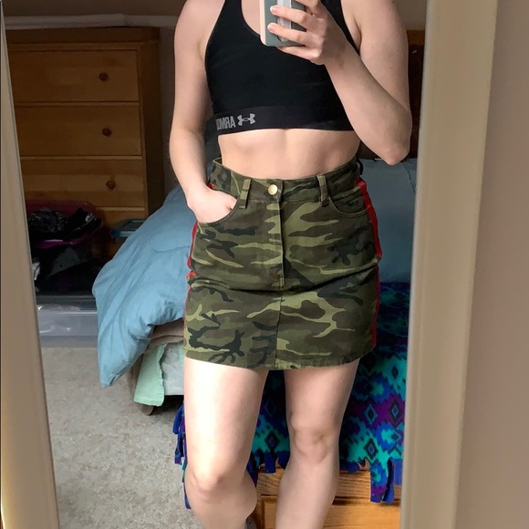 army camo skirt forever 21 - Picture 6 of 7